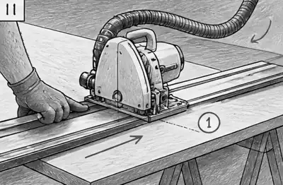 Frame 11. Precision cutting